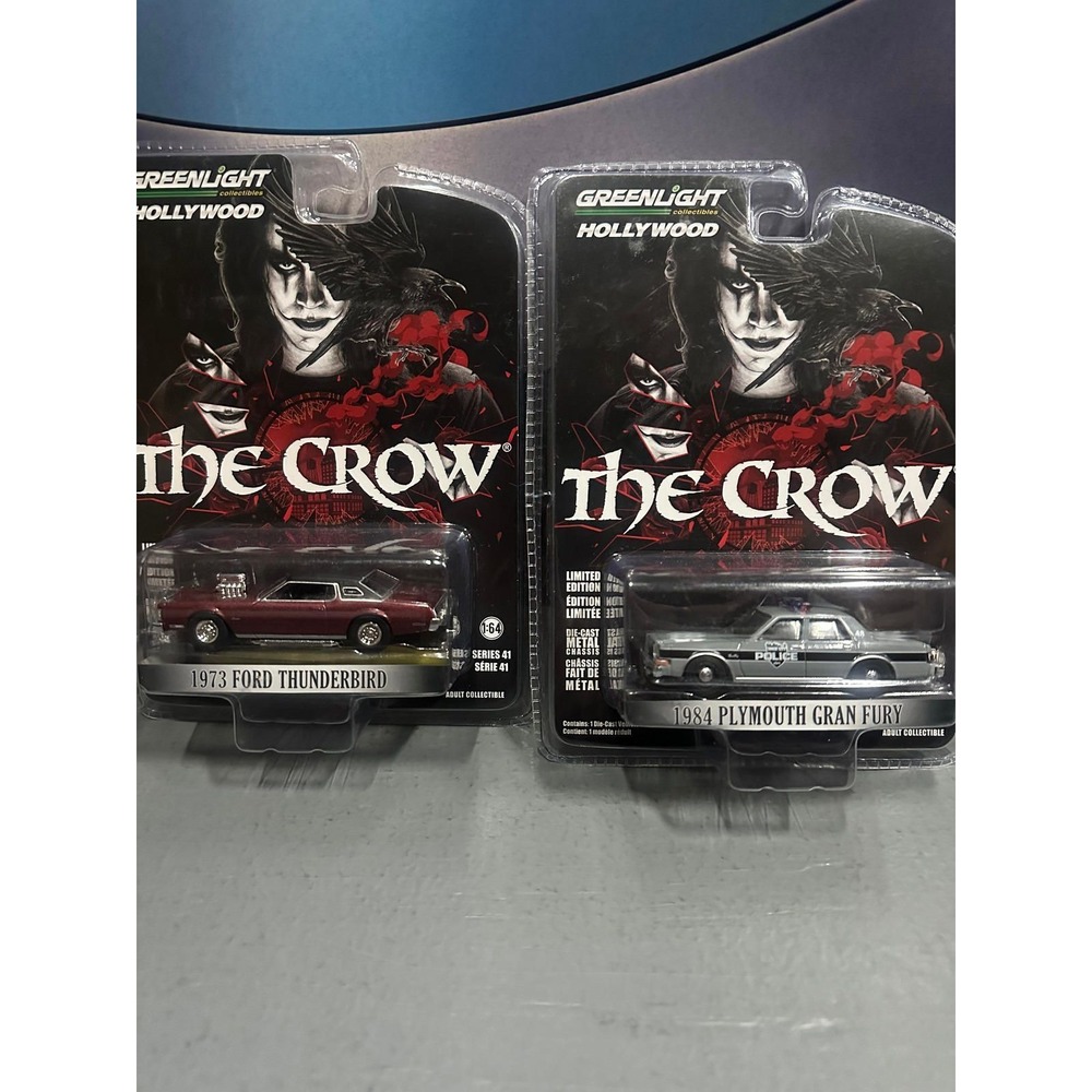 Greenlight Hollywood - Set of 2 Die Cast Crow Cars